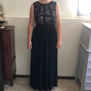 Long black dress